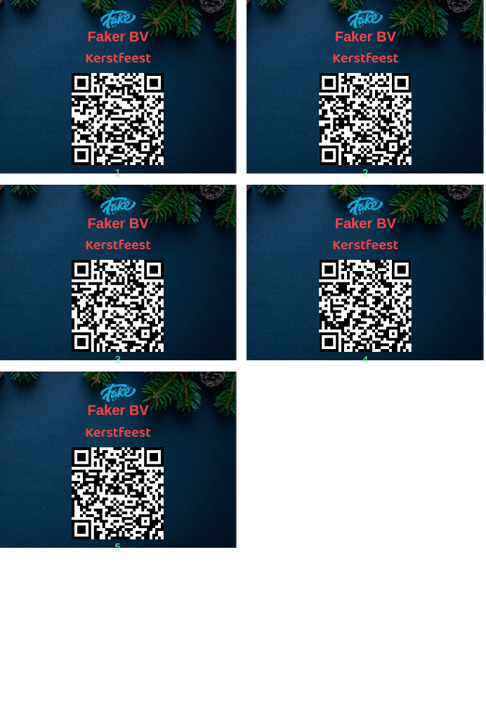 Print QR codes (8 per page)